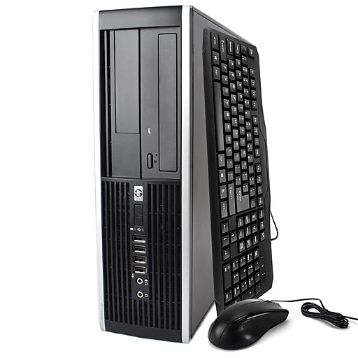 HP 8100 Elite Desktop Computer Intel Core I5 4GB RAM 2TB HDD Windows 10 Pro USB Mouse and Keyboard, Refurbished