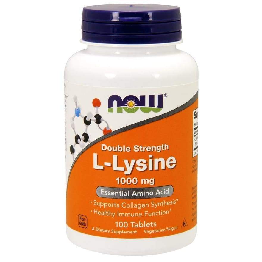L-Lysine, 1000mg - 100 tablets