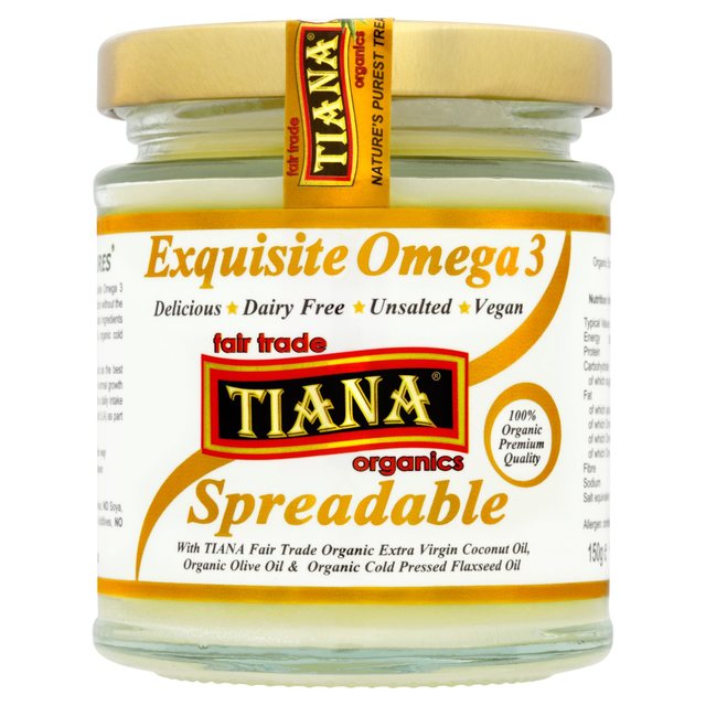 TIANA Organic Omega 3 Coconut Spreadable Butter