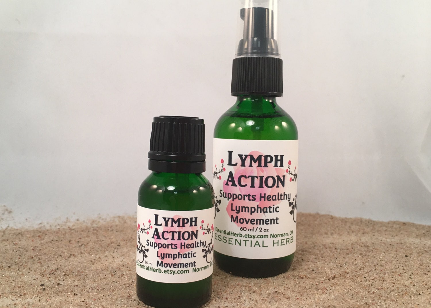 Lymph Action Essential Oil Blend, Veins, Healthy Lymphatic Movement, Circulation, Choose Serum Pump Or Undiluted