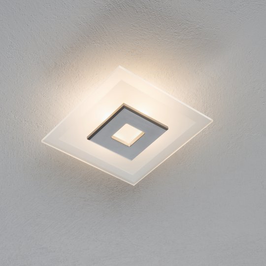 LED-kattovalaisin Tian, lasivarjostin, 25 cm