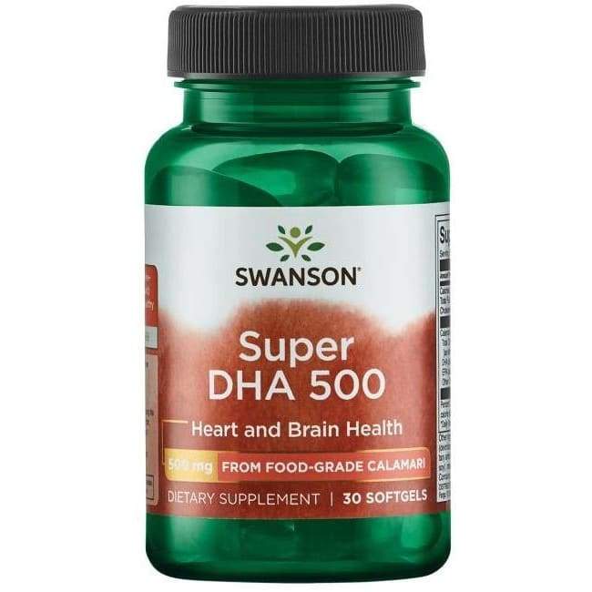 Super DHA 500 from Food-Grade Calamari - 30 softgels