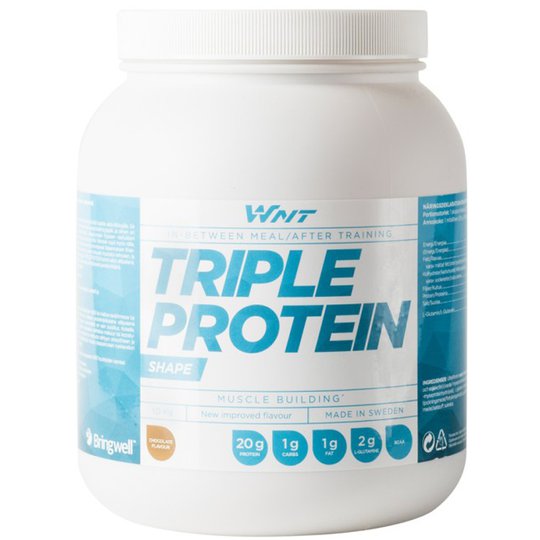 Proteiinijauhe "Triple Protein" Suklaa 1kg - 34% alennus