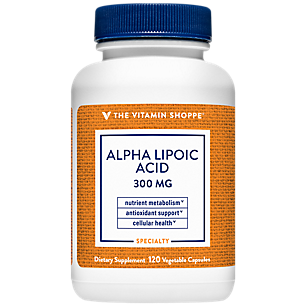 Alpha Lipoic Acid - Antioxidant & Cellular Support - 300 MG (120 Vegetable Capsules)
