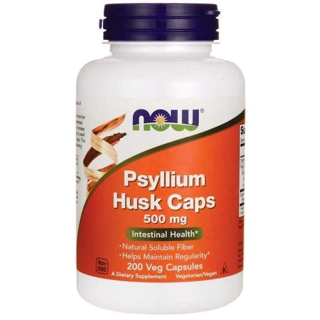 Psyllium Husk, 500mg - 200 vcaps