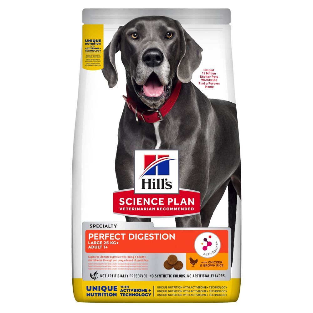 Hill's Science Plan Adult 1+ Perfect Digestion Large Breed with Chicken - 14kg