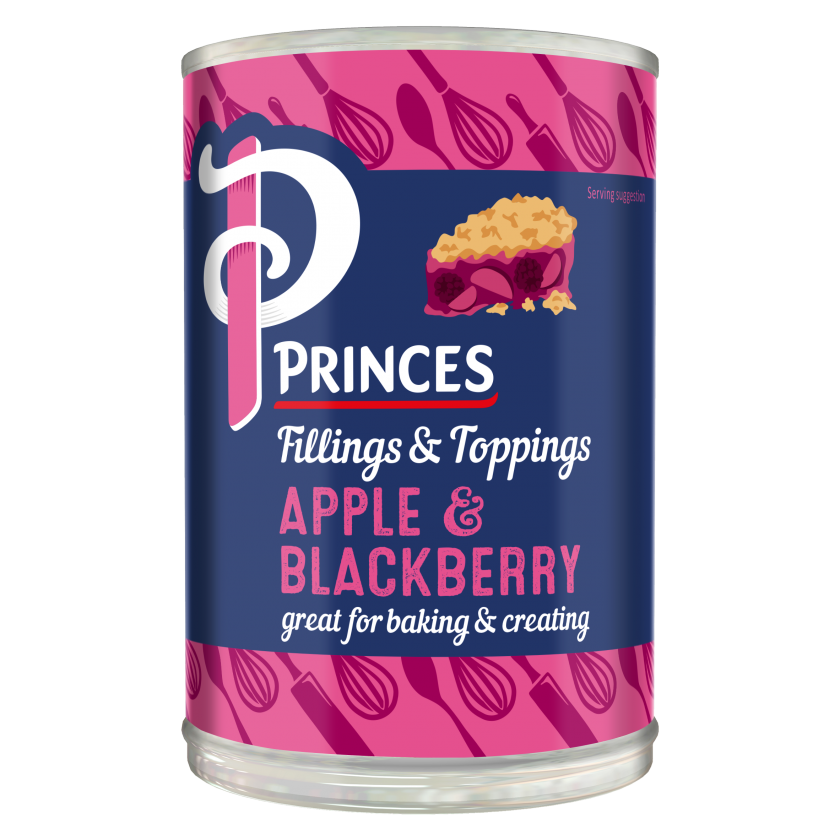 Princes Apple and blackberry Fruit Filling 395g
