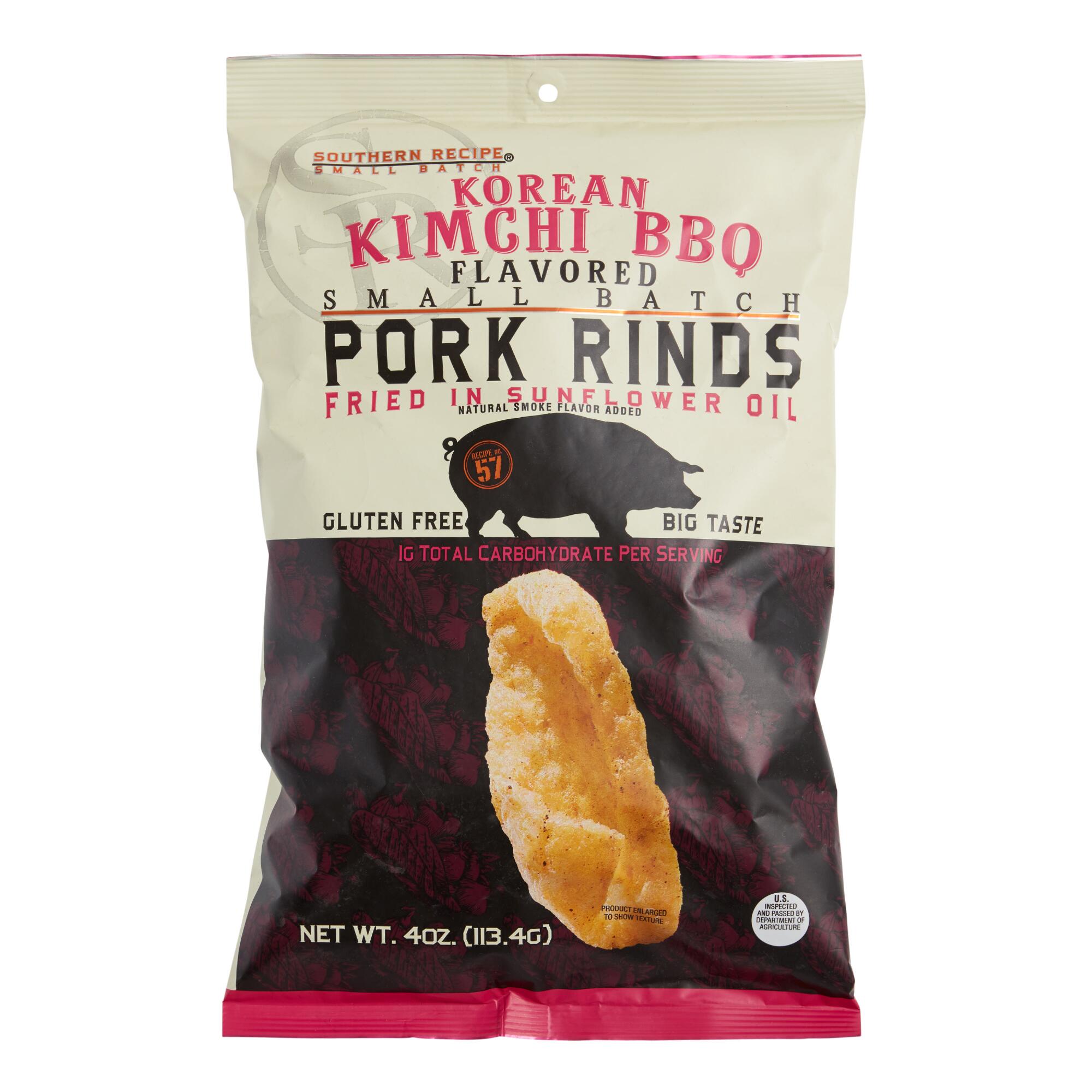 Southern Recipe Korean Kimchi BBQ Pork Rinds Set of 12 by World Market