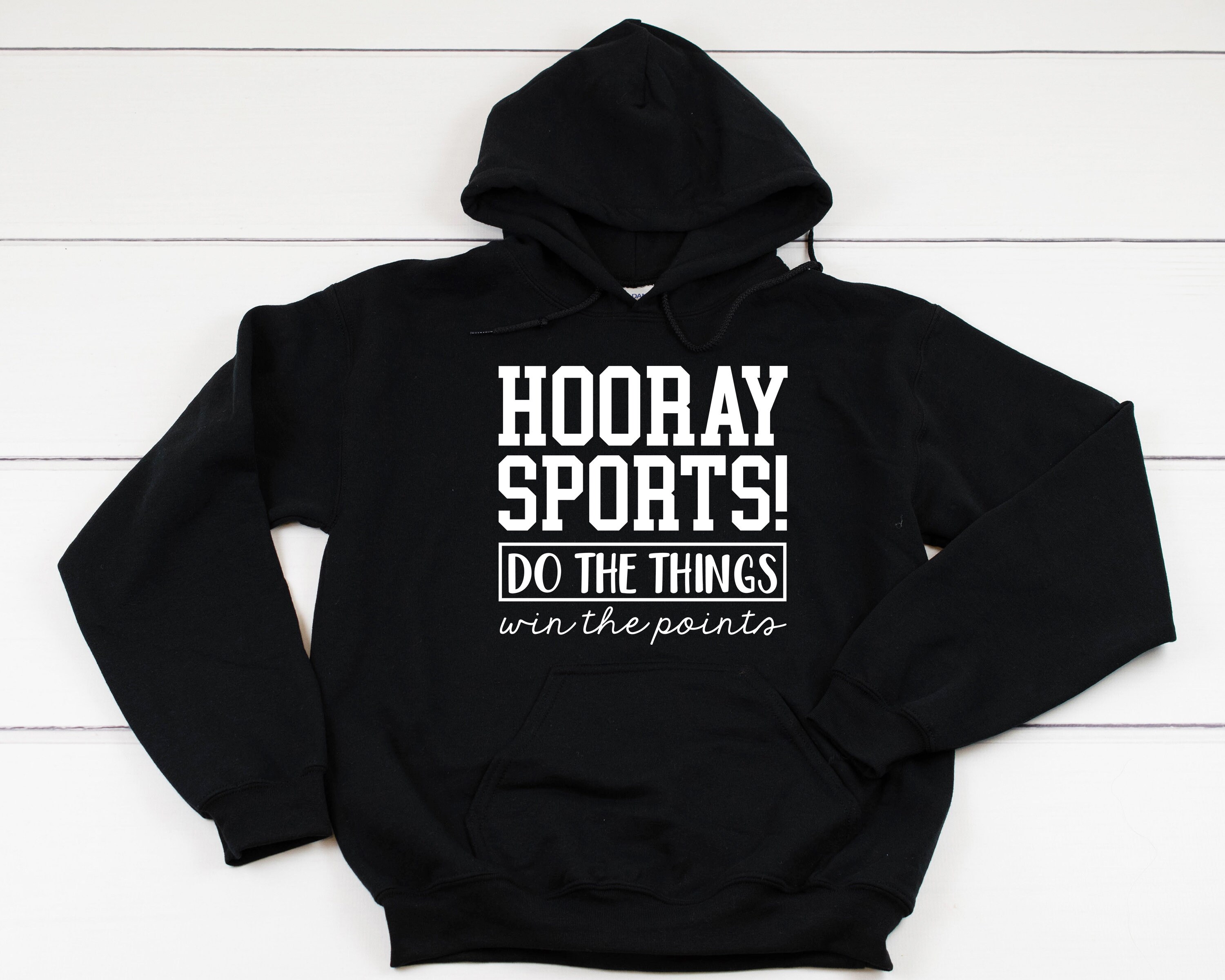 Hooray Sports Heavy Blend Hooded Sweatshirt Hoodie, Funny Football Sunday Game Day Day, Football, 12 Colors