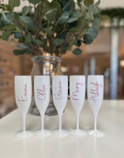 Personalized glasses for bridesmaids on sale