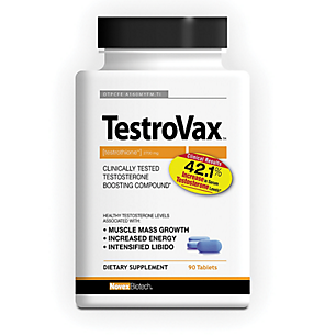 TestroVax Clinically Tested Testosterone Boosting Compound (90 Tablets)