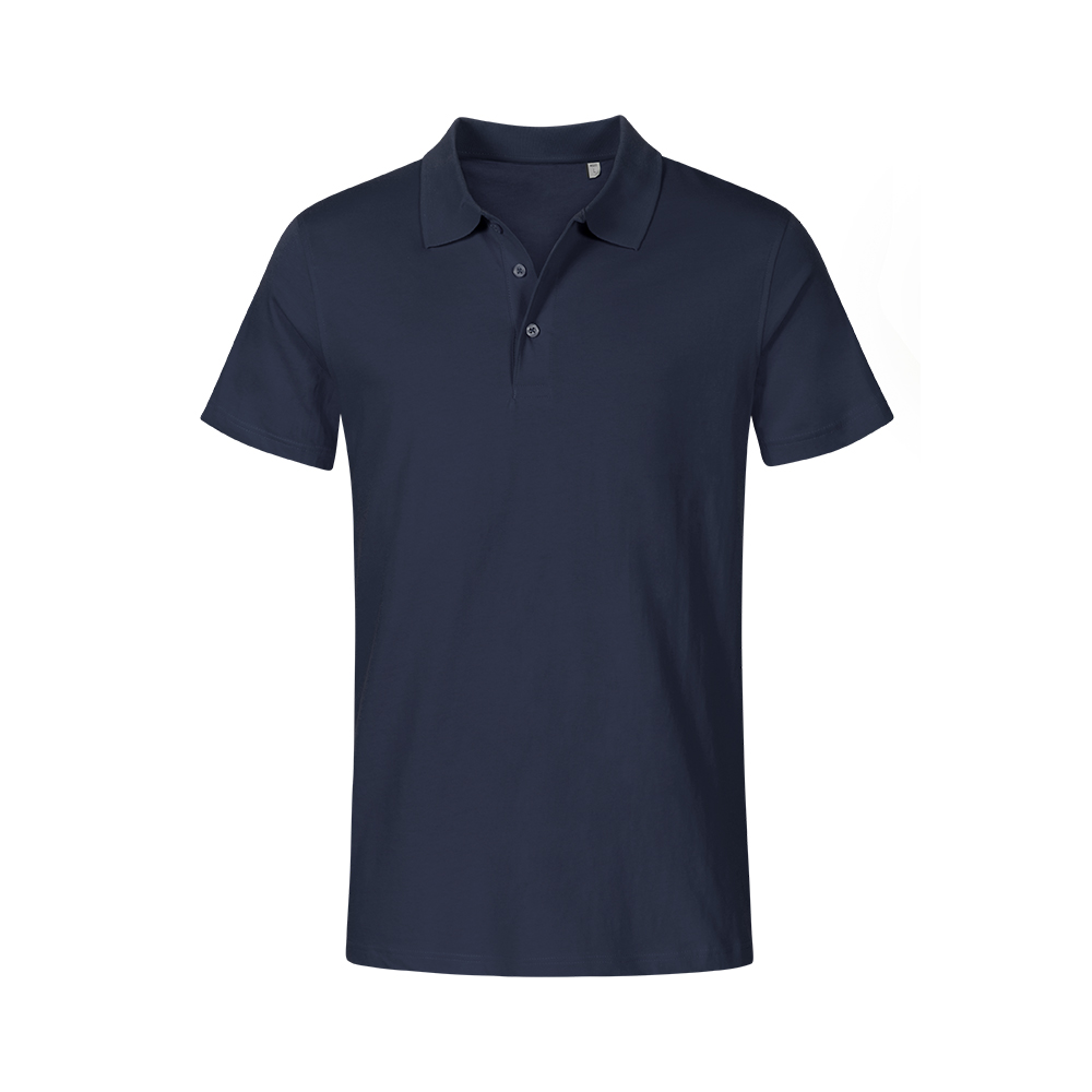 Jersey Poloshirt Plus Size Herren, Marineblau, 4XL
