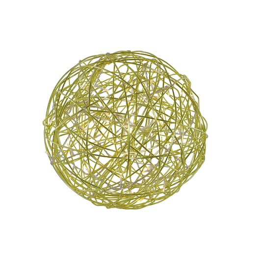 Galax Fun-LED-3D-design-pallo, Ø30cm, omenanvihreä