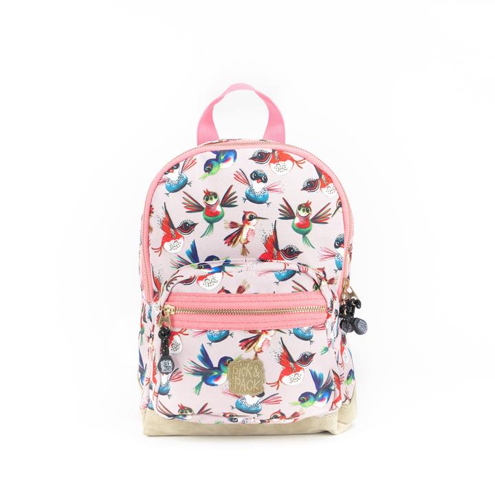 Pick & Pack - Small Backpack 7 L - Birds Dusty Pink (515936)