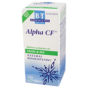 Alpha CF - Homeopathic Relief for Cold & Flu (120 Tablets)