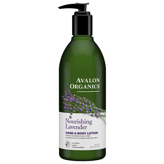 Avalon Organics Nourishing Lavender Hand & Body Lotion, 350 ml