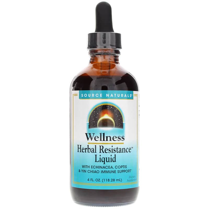 Source Naturals Wellness Herbal Resistance Liquid 4 Oz