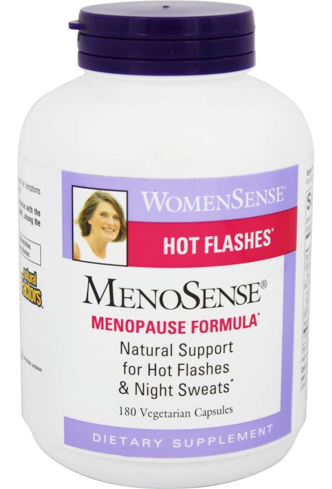 Natural Factors - WomenSense MenoSense MenoPause Formula - 180 Vegetarian Capsules