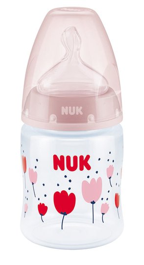 NUK First Choice+ 150 ml Tåteflaske, Rosa