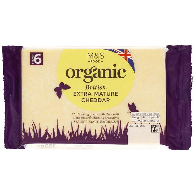 M&S Organic British Extra Mature Cheddar