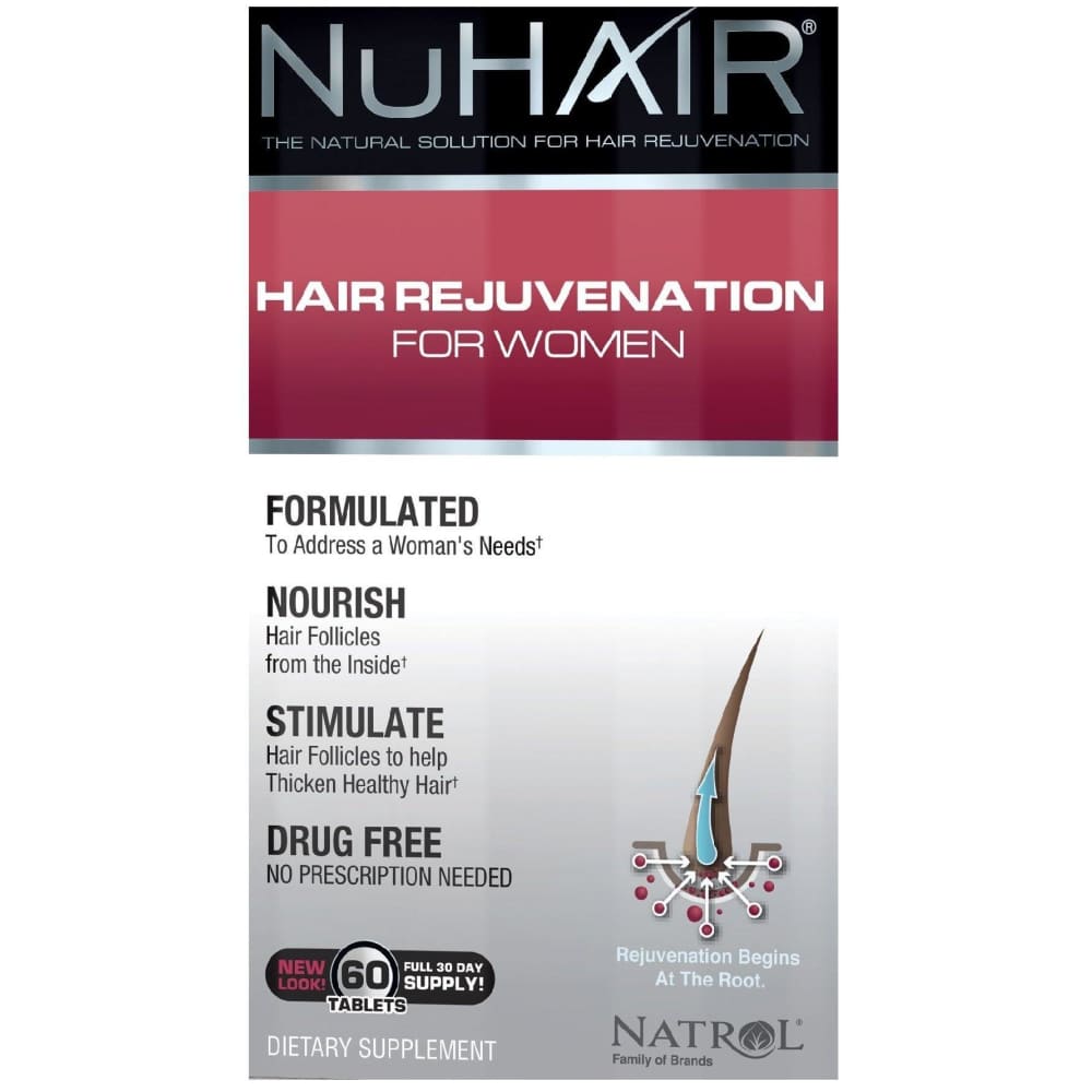 NuHair Hair Rejuvenation for Women - 60 tablets