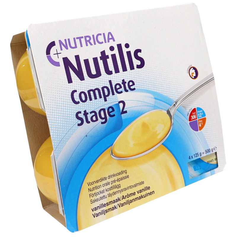 Nutilis Complete Stage 2 Vanilj 4 x 125 g - 59% rabatt
