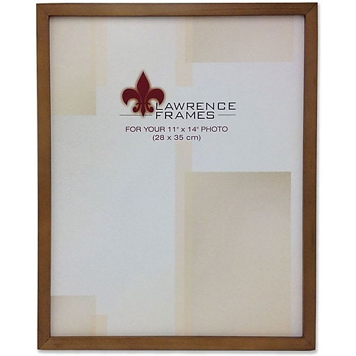 Lawrence Frames 11" x 14" Wooden Nutmeg Picture Frame (766011)