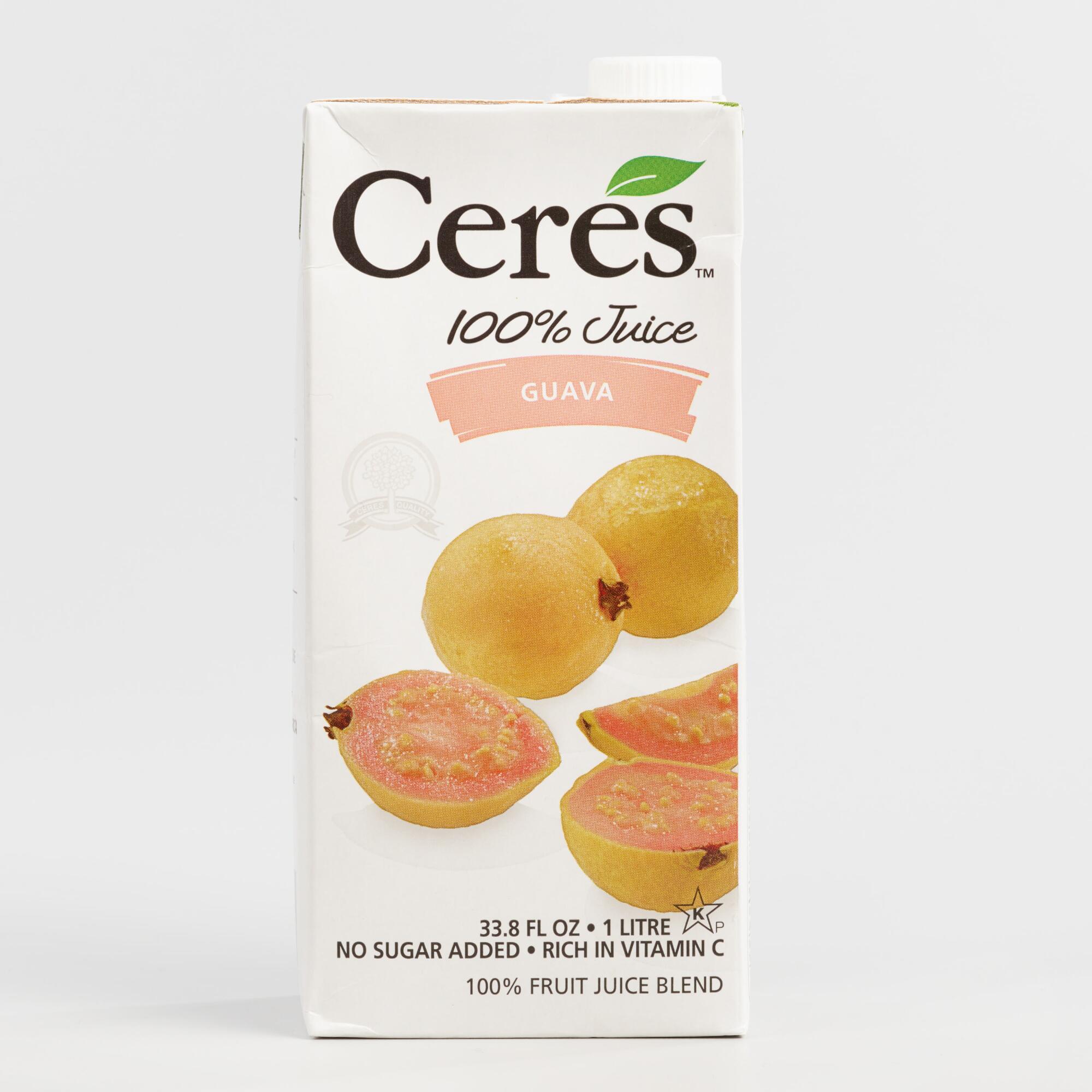 Ceres Guava Fruit Juice Set Of 12 by World Market