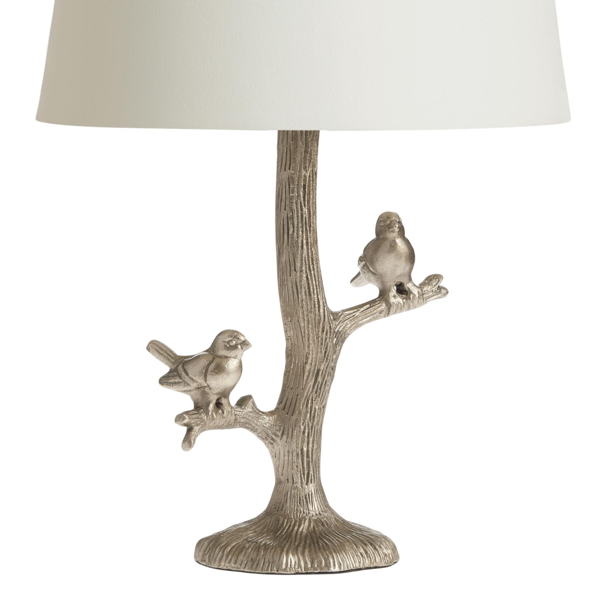 Gold Woodland Birds Accent Lamp Base - Metal by World Market