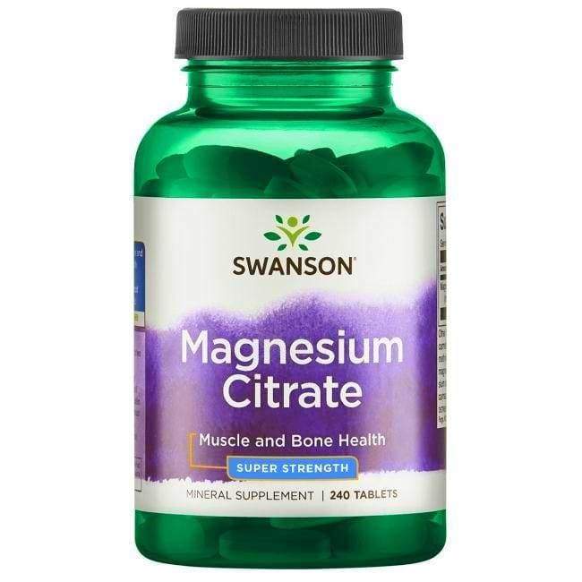 Magnesium Citrate, 225mg Super-Strength - 240 tablets