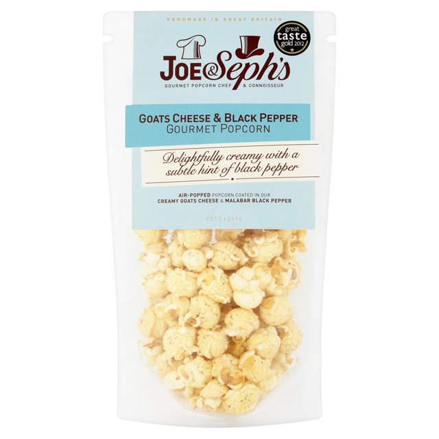 Joe & Seph's Goats Cheese & Black Pepper Popcorn