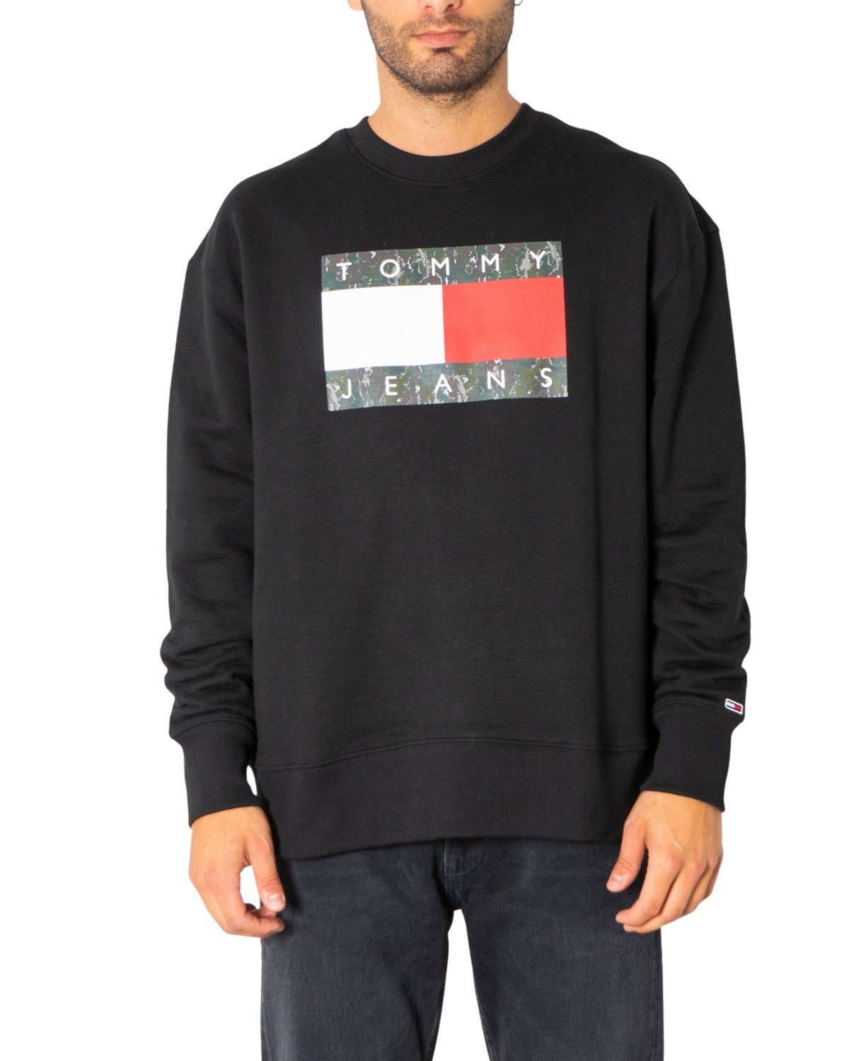 Tommy Hilfiger Jeans Men's Sweatshirt Various Colours 308082 - black XS