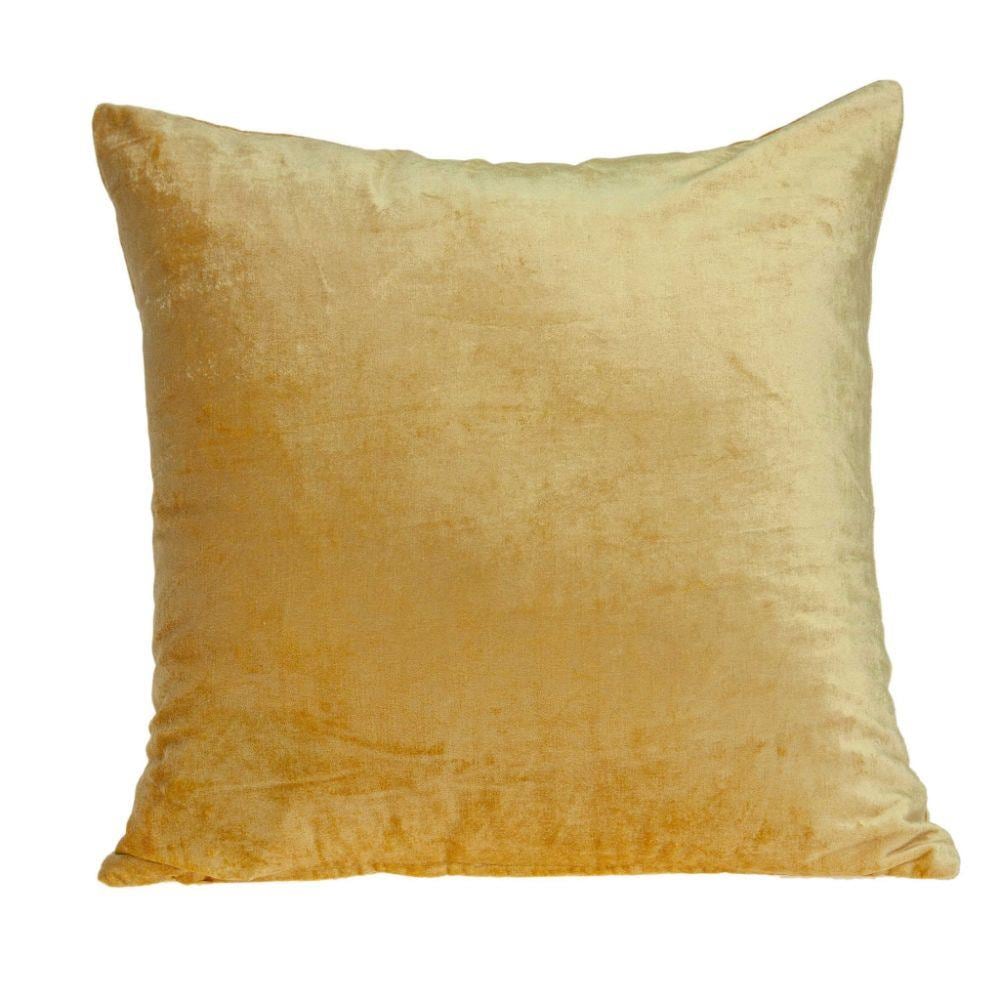 HomeRoots Jordan Yellow Standard Cotton Viscose Blend Pillow Case | 333999