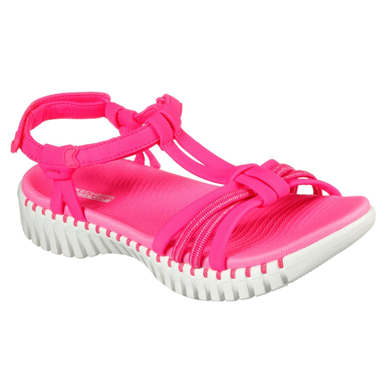 Skechers Women's Go Walk Smart Summer Sandal Various Colours 32156 - Pink 3