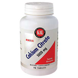 Calcium Citrate - 1,000 MG (90 Tablets)