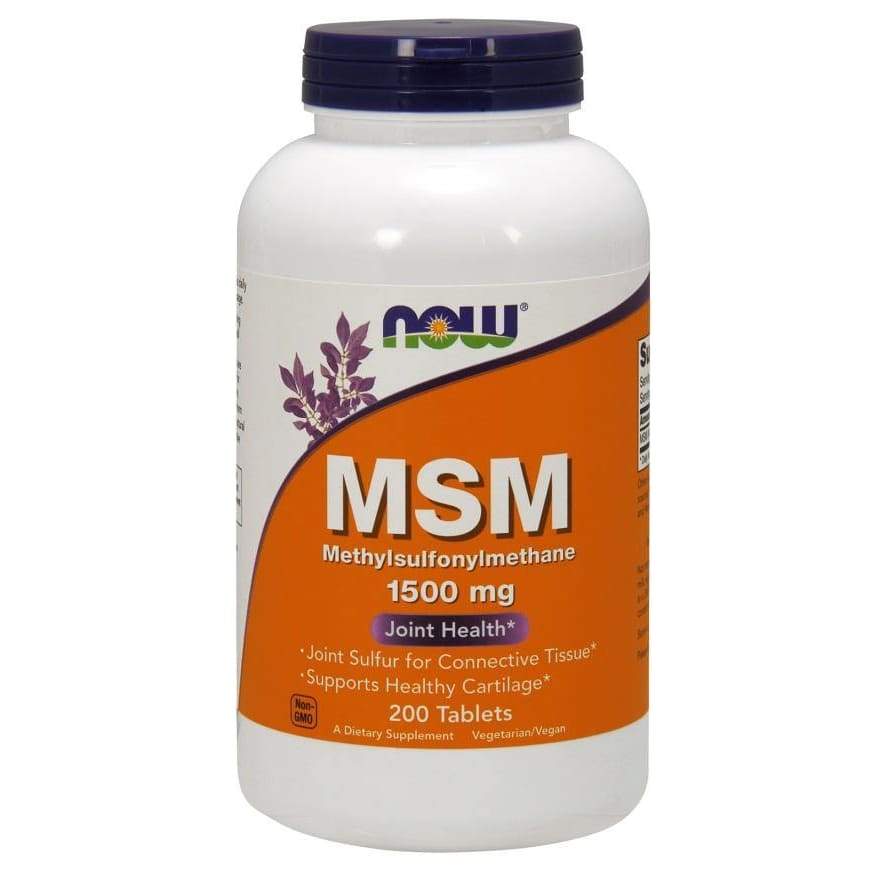 MSM Methylsulphonylmethane, 1500mg - 200 tablets