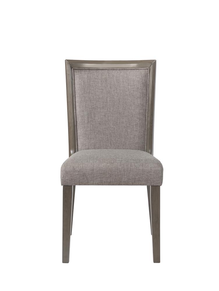 Powell Primm Casual Polyester Blend Side Chair (Wood Frame) in Gray | D1083D17SCX
