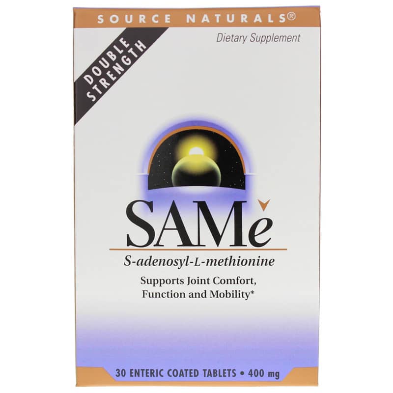 Source Naturals SAMe 400 Mg 30 Enteric Coated Tablets