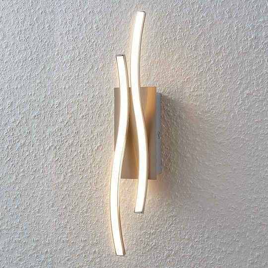 Aaltoileva Safia-LED-seinälamppu