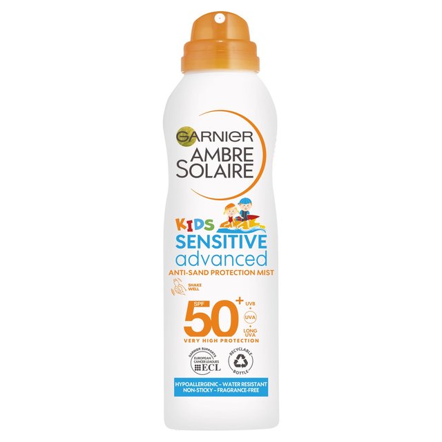 Ambre Solaire Kids Sensitive Anti-Sand Sun Protection Spray SPF 50+