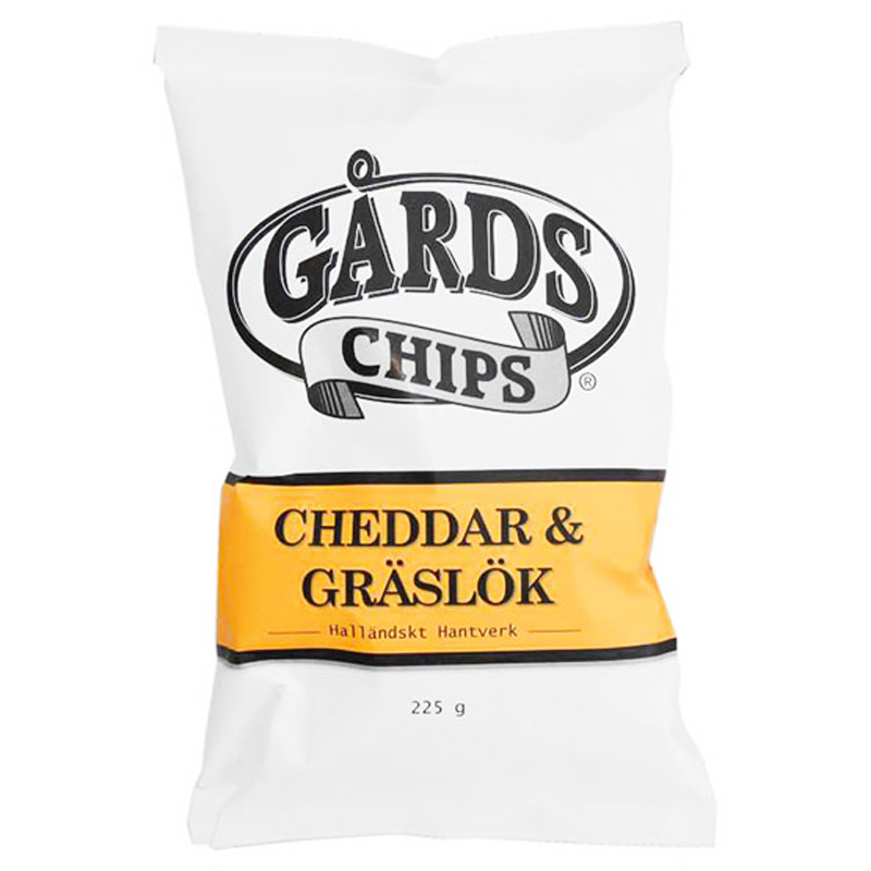 Chips Gräslök & Cheddar 225g - 75% rabatt