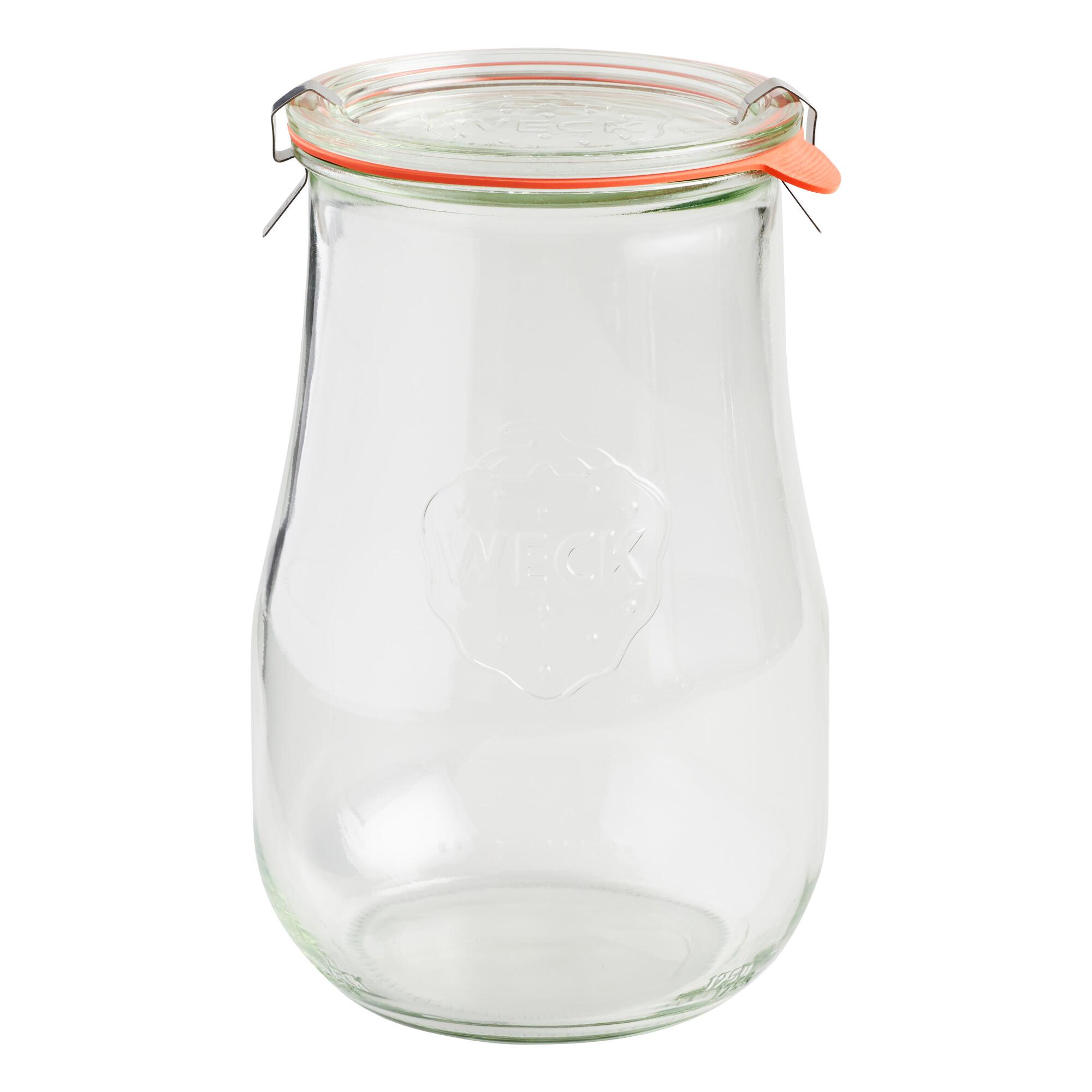 Large Glass Weck Tulip Jar by World Market