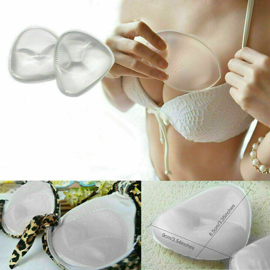 Buy 2pc Silicone Gel Bra Bikini Breast Enhancers Push Up Pads Inserts Online