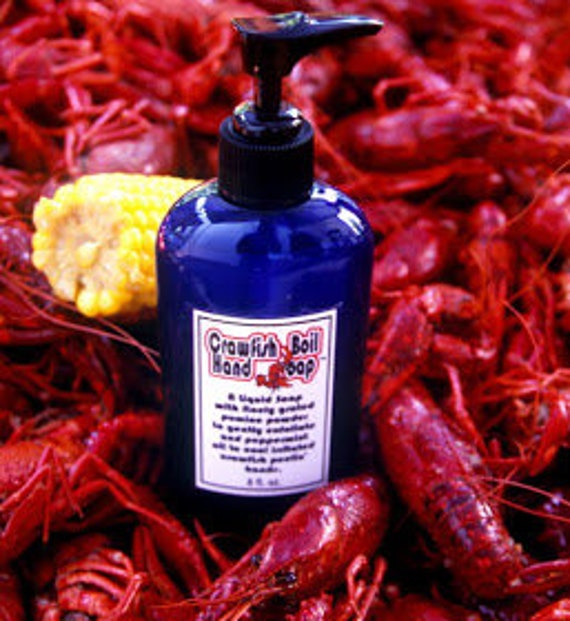 Crawfish Boil Hand Soap Crab Lobster Garlic Onion Seafood Boil Party Cajun Creole