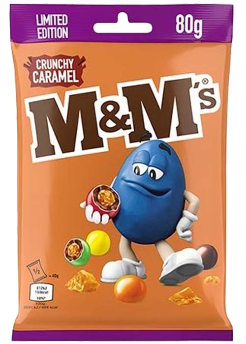 MMs Crunchy Caramel Bag 80g