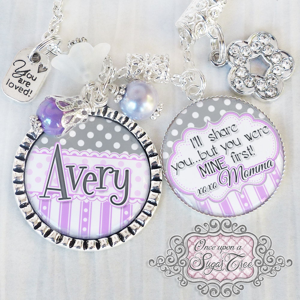 Blended Family Wedding Gift - Step Daughter Necklace -Personalized Jewelry-Gift For Flower Girl -Wedding