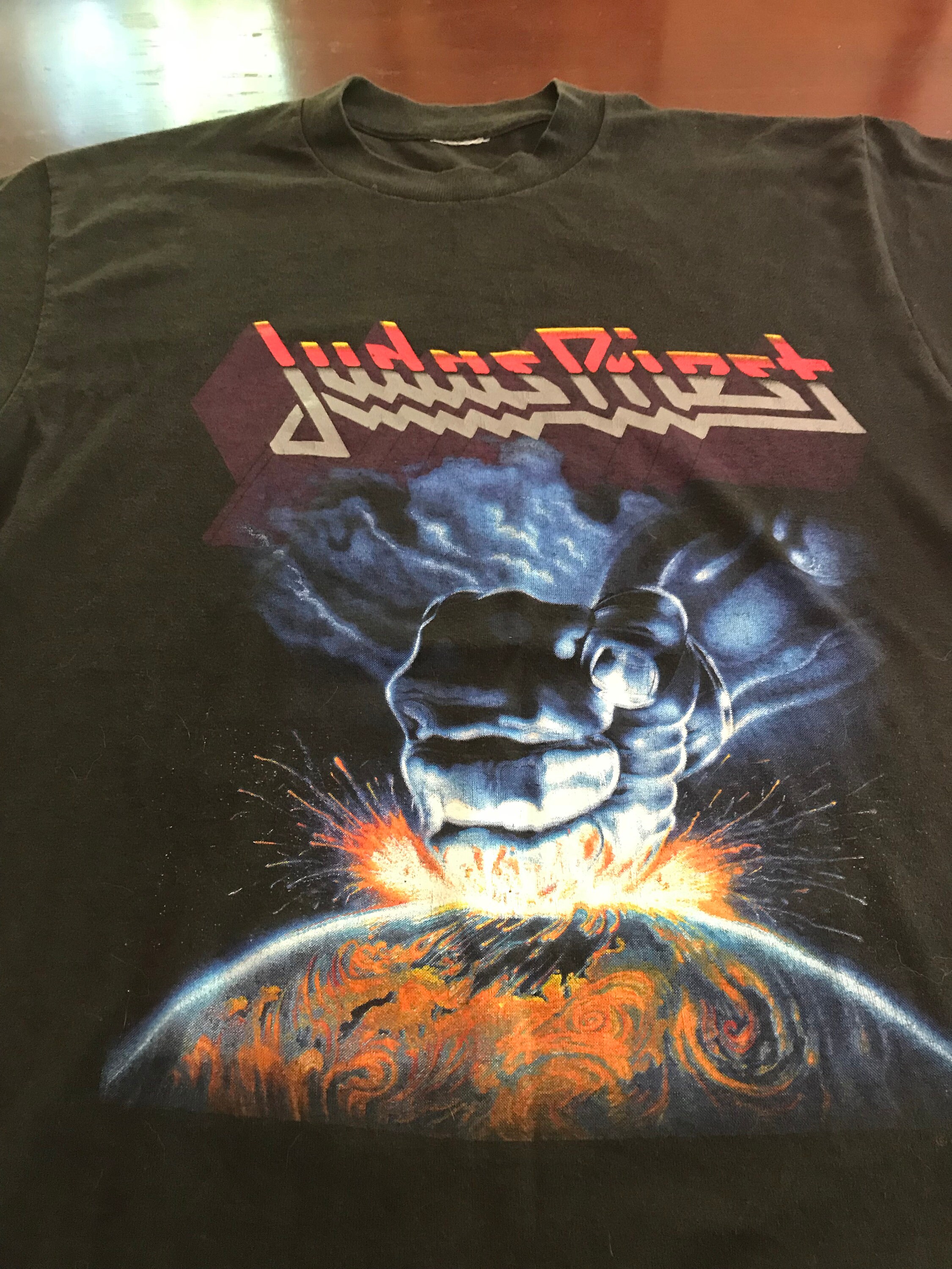 Vintage 1980's Judus Priest Official Concert T Shirt/Ram It Down T-Shirt"