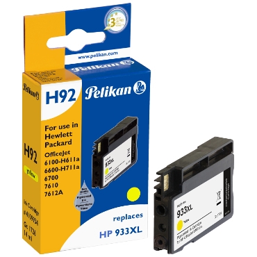 Pelikan 1021420117 ink cartridge 1 pc(s) Compatible Yellow
