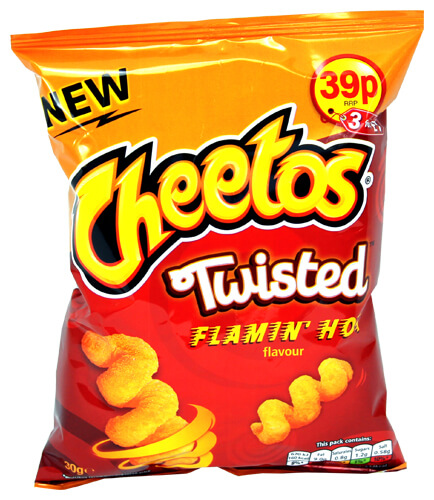 Walkers Cheetos Twisted Flamin Hot 65g