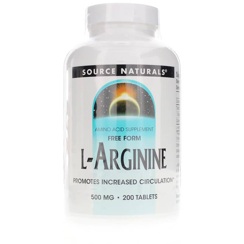 Source Naturals L-Arginine 500 Mg Tablets 200 Tablets